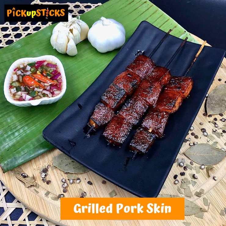 Grilled Pork Skin (per stick) PICKupSTICKS Online Store