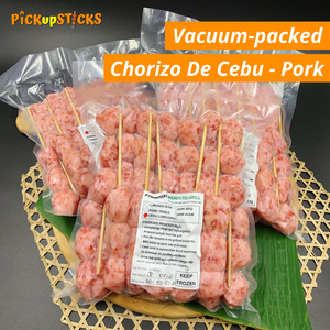 Vacuum-packed Chorizo De Cebu - Pork (20 sticks per pack)